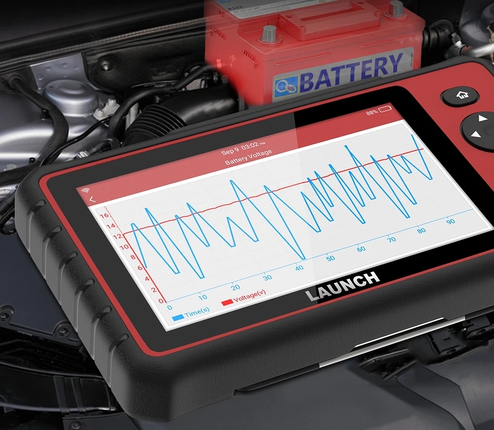 ЗАПУСК CRP909E ПОЛНЫЙ КОМПЬЮТЕРНЫЙ OBD ДИАГНОСТИЧЕСКИЙ ТЕСТЕР 2 x431 СКАНЕР Польский