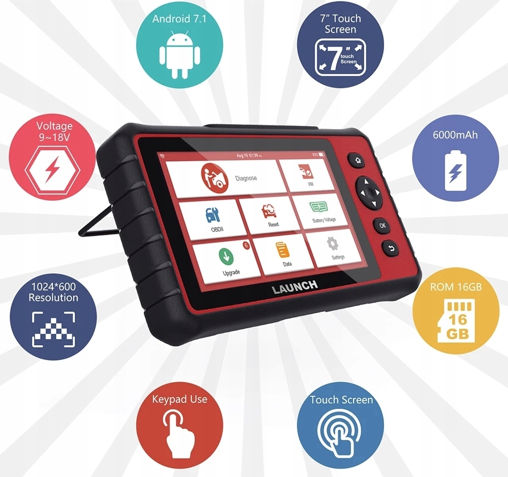 ЗАПУСК CRP909E ПОЛНЫЙ КОМПЬЮТЕРНЫЙ OBD ДИАГНОСТИЧЕСКИЙ ТЕСТЕР 2 x431 СКАНЕР Польский